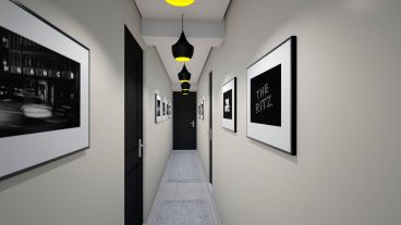 La sensación de espacios largos y estrechos puede solucionarse con algunos simples tips