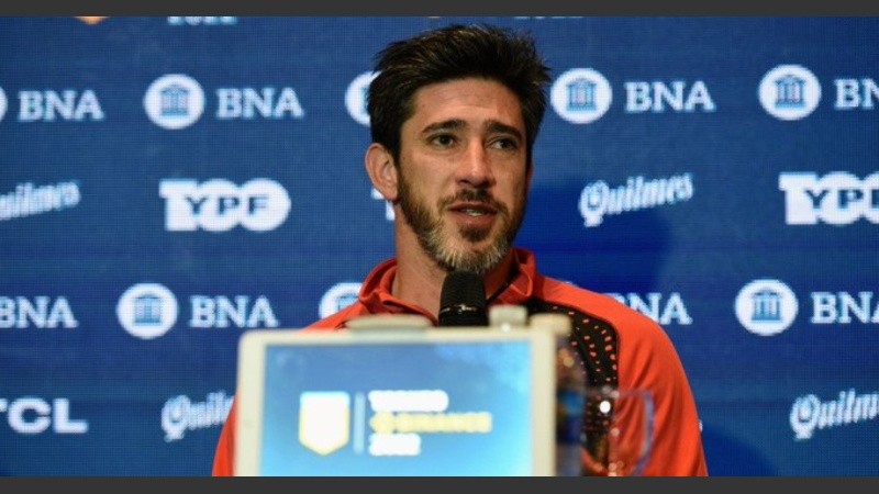 Pablo Pérez en la conferencia en el Gigante. 