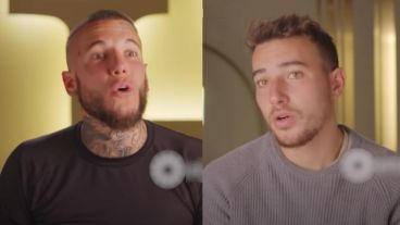 Alex Caniggia y Martín Salwe, finalistas de El hotel de los famosos.