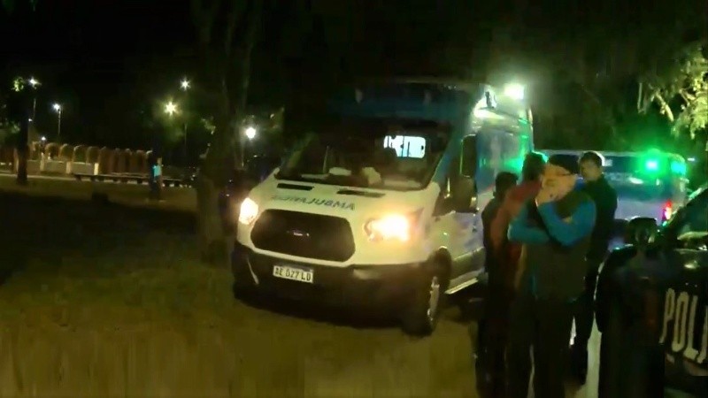 Gran despliegue en la zona de plaza Santos Dumont.