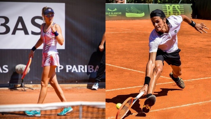 Podoroska y Coria empezaron la semana con el pie derecho en sus torneos. 