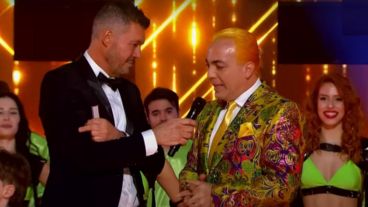 Marcelo Tinelli y Cristian Castro.