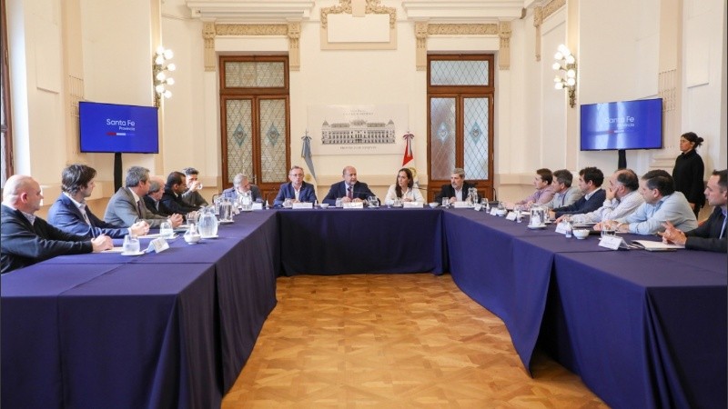 La reunión que encabezó Perotti con el sector del biodiesel