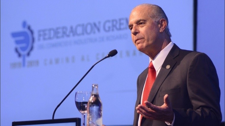 Edgardo Moschitta, presidente de la Federación Gremial del Comercio e Industria de Rosario