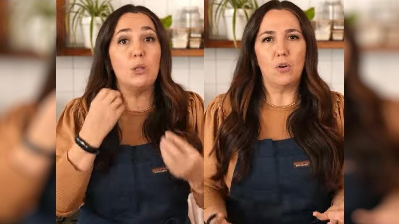 La cocinera Narda Lepes.