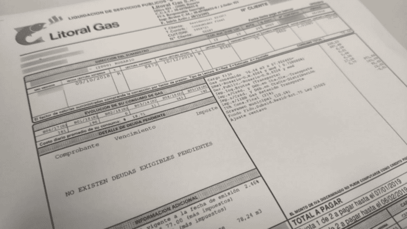 En Rosario, el formulario se debe completar con las facturas de Litoral Gas y la EPE.