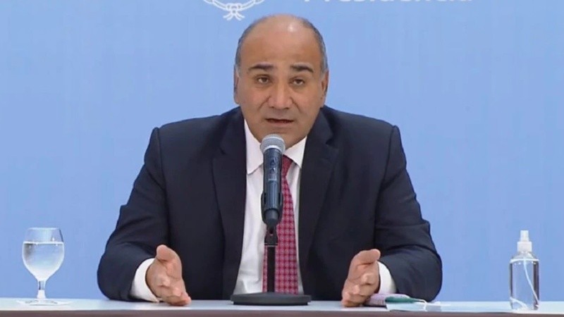 El jefe de Gabinete Juan Manzur.