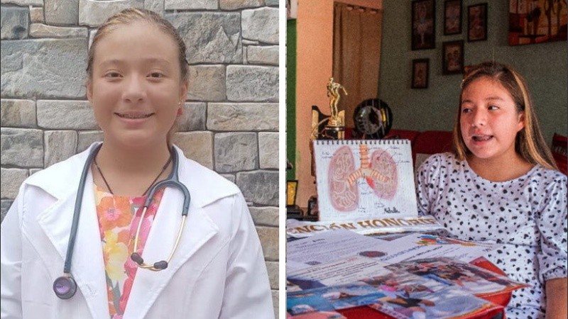 La pequeña empezará sus estudios universitarios este 29 de agosto.