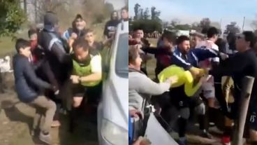 La salvaje pelea ocurrió el domingo pasado en una liga regional de Miramar.