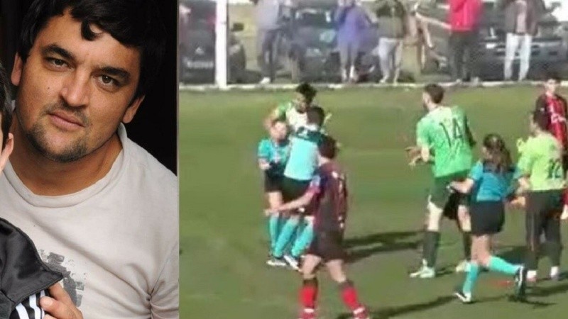 La familia del jugador que agredió a la árbitra está pidiendo que dejen de escracharlo. 