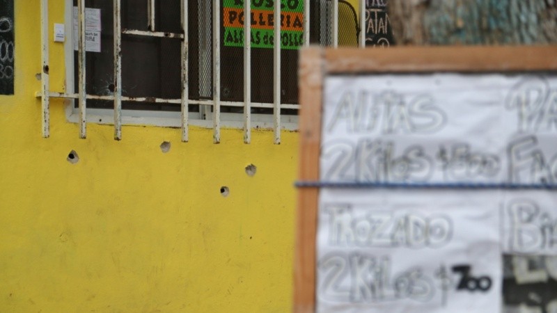 Garzón al 3800, el lugar donde mataron a la joven de 15 años. 