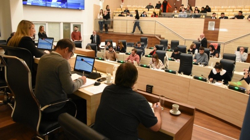 Los ediles tuvieron sesión este jueves.