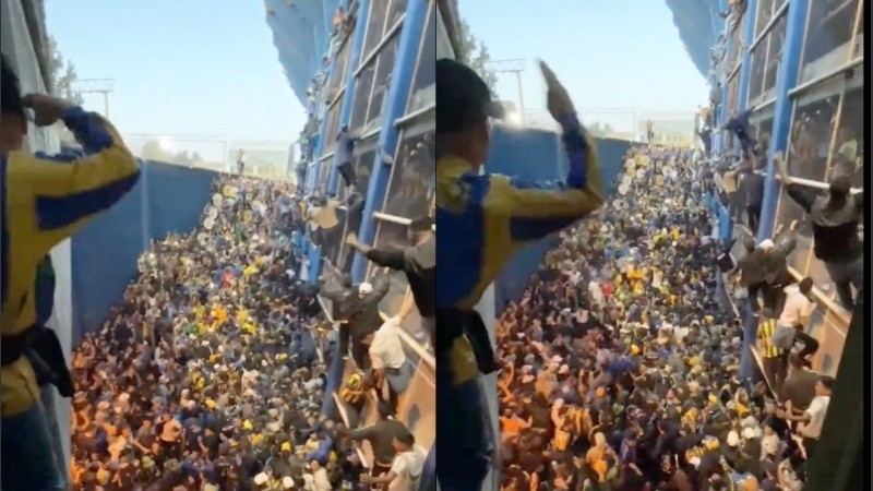 Fue grabado en la previa en el Gigante. 