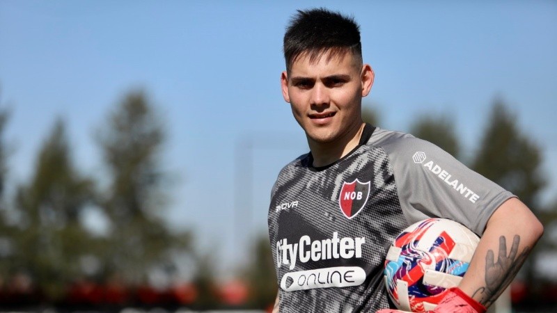 Lautaro Morales ya con la camiseta de Newell's
