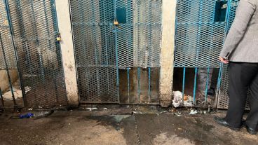 Postal de la cárcel de Las Flores, en el Departamento Capital.