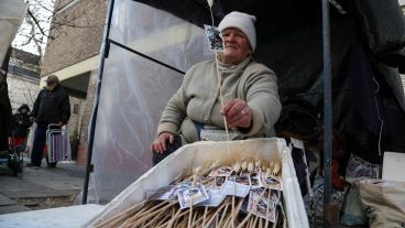 Miles de fieles en la iglesia de San Cayetano agradeciendo y pidiendo por trabajo. Miles de fieles en la iglesia de San Cayetano agradeciendo y pidiendo por trabajo.