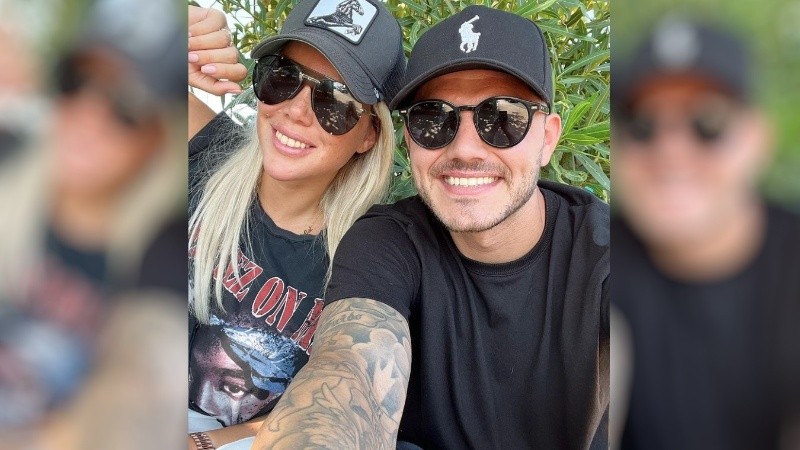 Wanda Nara y Mauro Icardi.