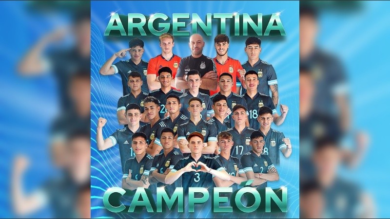 El jugador canalla Ulises Ciccioli participó del torneo. 