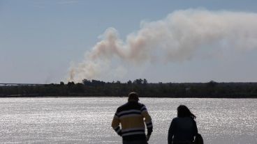 La ciudad sufre nuevamente las consecuencias de los incendios en las islas.