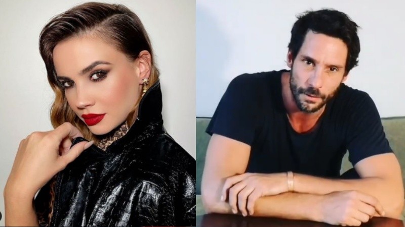 la actriz Celeste Cid y el actor Gonzalo Valenzuela.