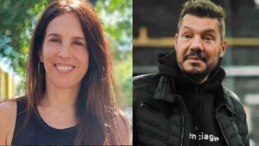 Paula Robles y Marcelo Tinelli.