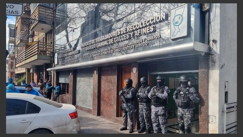 La Paz al 1400, sede del Sindicato de Recolectores.