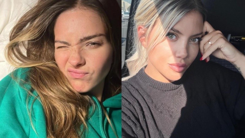 La actriz Eugenia Suárez y la empresaria Wanda Nara.