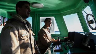 El guardacostas grande recorre la hidrovía, desde Santa Fe hasta San Pedro.