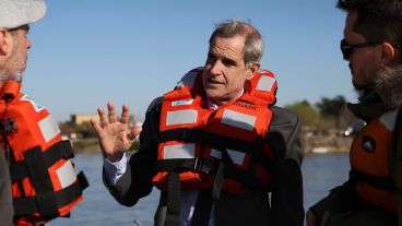 Marcelo Terenzio, del Enapro, recordó que denunciaron los incendios en la isla Sabino Corsi: sin avances.