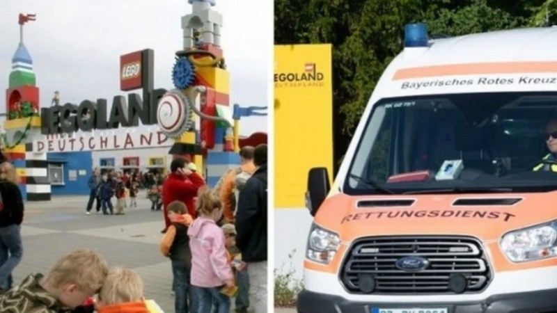 Las primera ambulancias llegaron hace minutos al parque Legoland de Baviera, en Alemania. Hay al menos 31 heridos, uno de ellos grave.