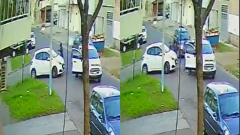 También sufrió el robo de su celular y papeles del trabajo.