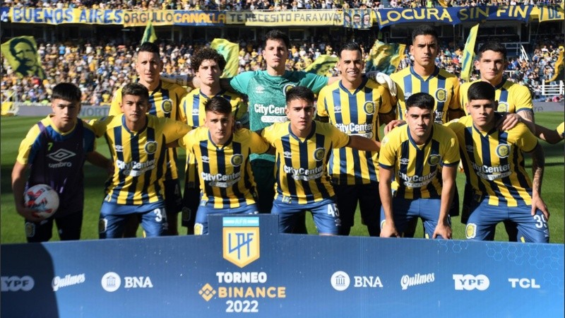 Los once titulares canallas que salieron a la cancha este sábado en el Gigante.