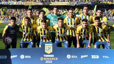 Los once titulares canallas que salieron a la cancha este sábado en el Gigante.