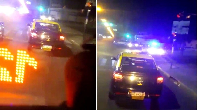 El hecho se produjo el último sábado, en el cruce de Pellegrini y Pcias. Unidas.