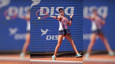 La rosarina Nadia Podoroska regresó al circuito este año.