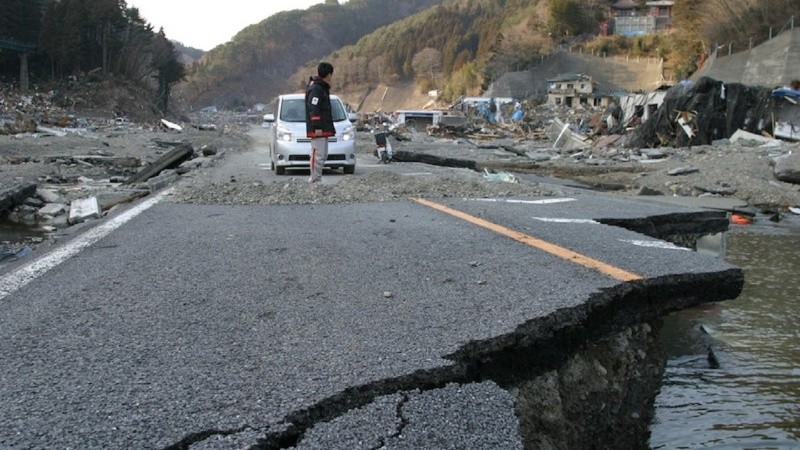 Daños tras un terremoto que golpeó a la región de California en 2014.