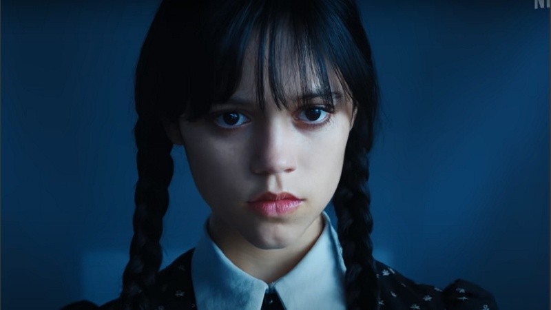 La actriz Jenna Ortega encarna a Wednesday Addams.