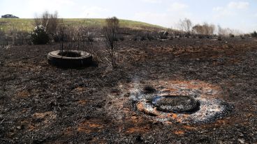 En los alrededores del KM 20 de la traza que une Rosario con Victoria se puede encontrar con esta postal.