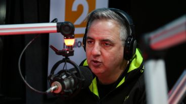 Luis Ricossa en pleno Zapping Sport Radio, por Radio 2