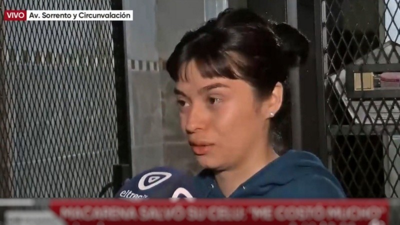 “Dame el celular o querés que te otra piña”, le dijo el agresor mientras ella se aferraba al teléfono.