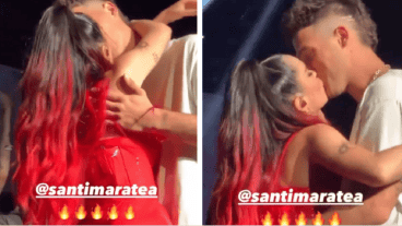 El chape entre Lali y Santi Maratea se volvió viral en las redes.