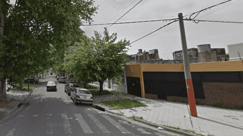 La zona de Fraga y Chubut, donde se produjo uno de los robos