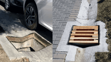 En la zona de Puerto Norte, contabilizaron 26 tapas robadas en un día