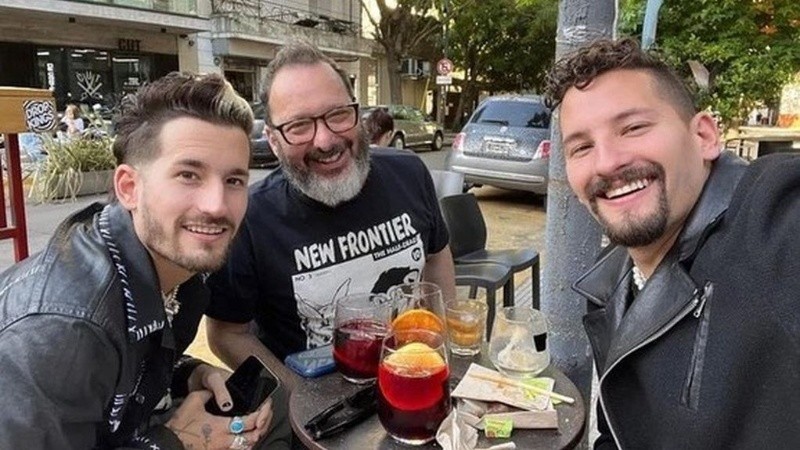 Los hermanos Montaner y Rozín mantenían una afectuosa relación.