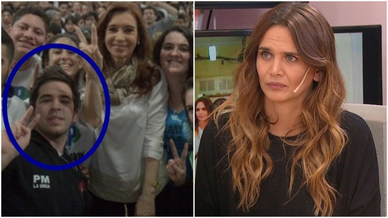 El joven aclaró que la postal data del 2016, ya que milita en una organización.