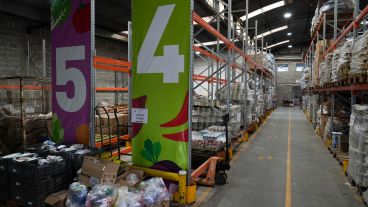 El depósito está listo para recibir más donaciones.