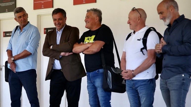 Adrián Coria, junto a Gustavo Tognarelli, recibieron la confianza del presidente Astore.