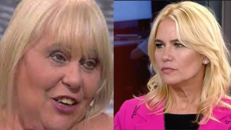 La periodista Laura Ubfal y la modelo Valeria Mazza.