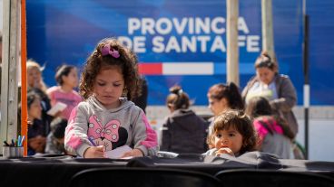 Hay lugar para la recreación para los más chicos.