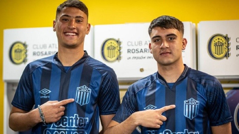 Véliz y Buonanotte se probaron la nueva camiseta y fueron protagonistas del video de presentación.